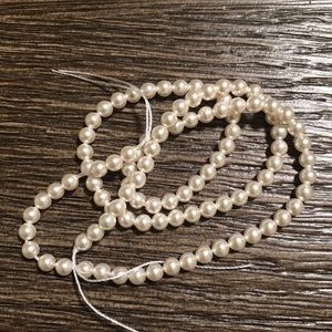 New 100 White Swarovski Pearls